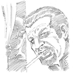 Pencil rough for Bradford Exchange Bababu medallion