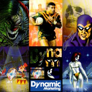 Uncut Promo Trading Card Sheet with Phantom
