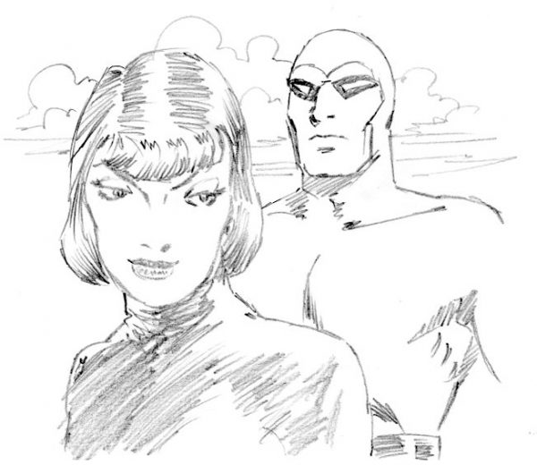 Pencil rough for Bradford Exchange Sala medallion
