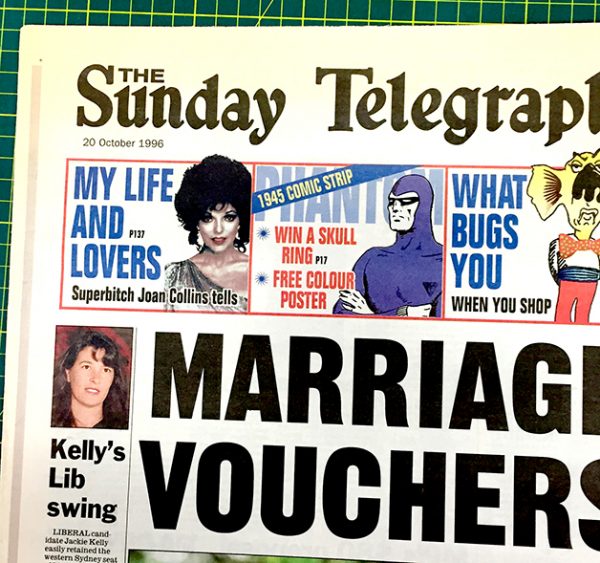 Sunday Telegraph Phantom centre spread pullout promo #2 - Image 3