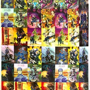 Uncut Intrepid Chase Card Sheet