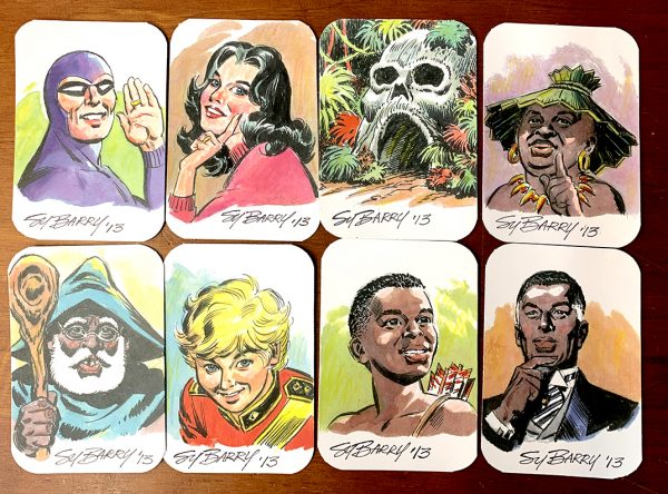 Sy Barry 'Limited Edition Trading Card' set