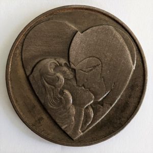 Bronze Commemorative Phantom Wedding Coin