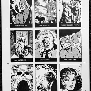 Uncut Sheet UK Phantom Trading Cards