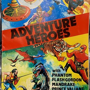 Phantom Adventure Heroes Sticker Book - 1970s