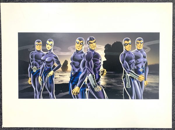 Printer's proof for Gallery Series 1 Past, Present, Future Cards
