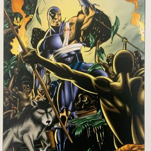 Printer's proof for Gallery Series 1: 9-card page