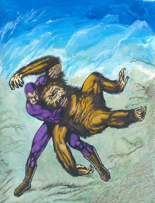 Original Phantom Illustration for Frew Replica Issue #1951